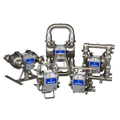 GRACO_QUANTM サニタリー用電動ダブルダイアフラムポンプ